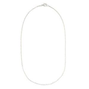 Silver Chain Link Necklace Jewelry Making Supplies Simple Chain Necklace Jewelry